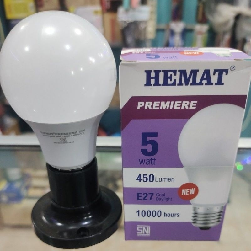 Jual LED Hemat Premier 5watt Lampu Hemat 5w Warna Putih | Shopee Indonesia