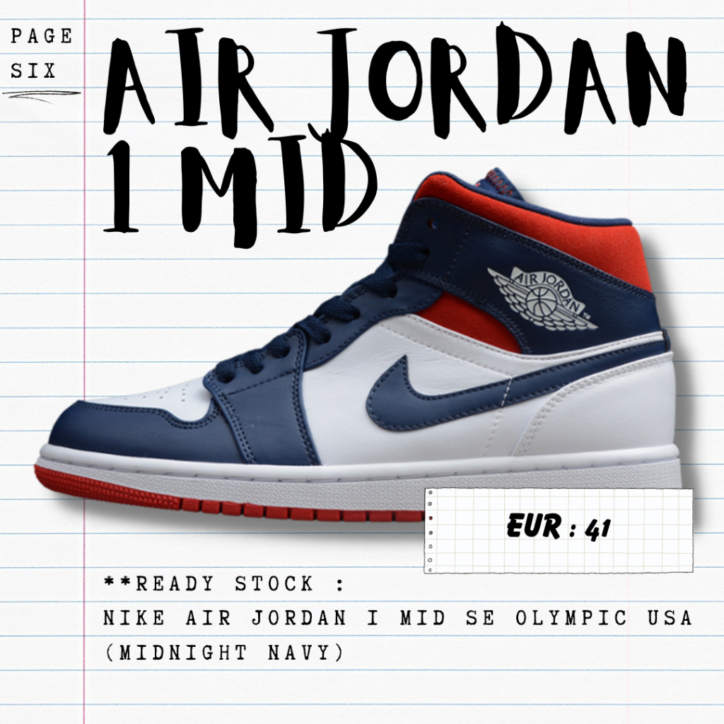 air jordan 1 mid se olympic