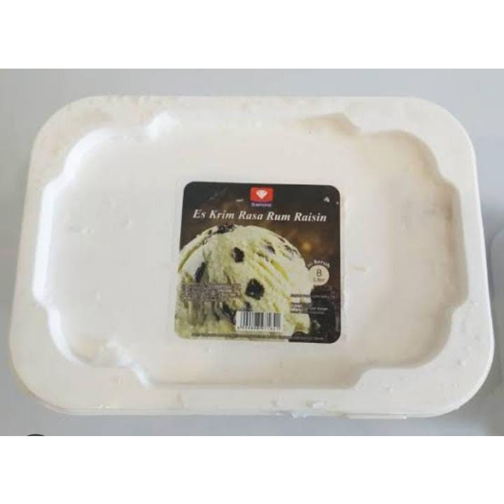 Jual Diamond Ice Cream Rum Raisin 8 Liter | Shopee Indonesia