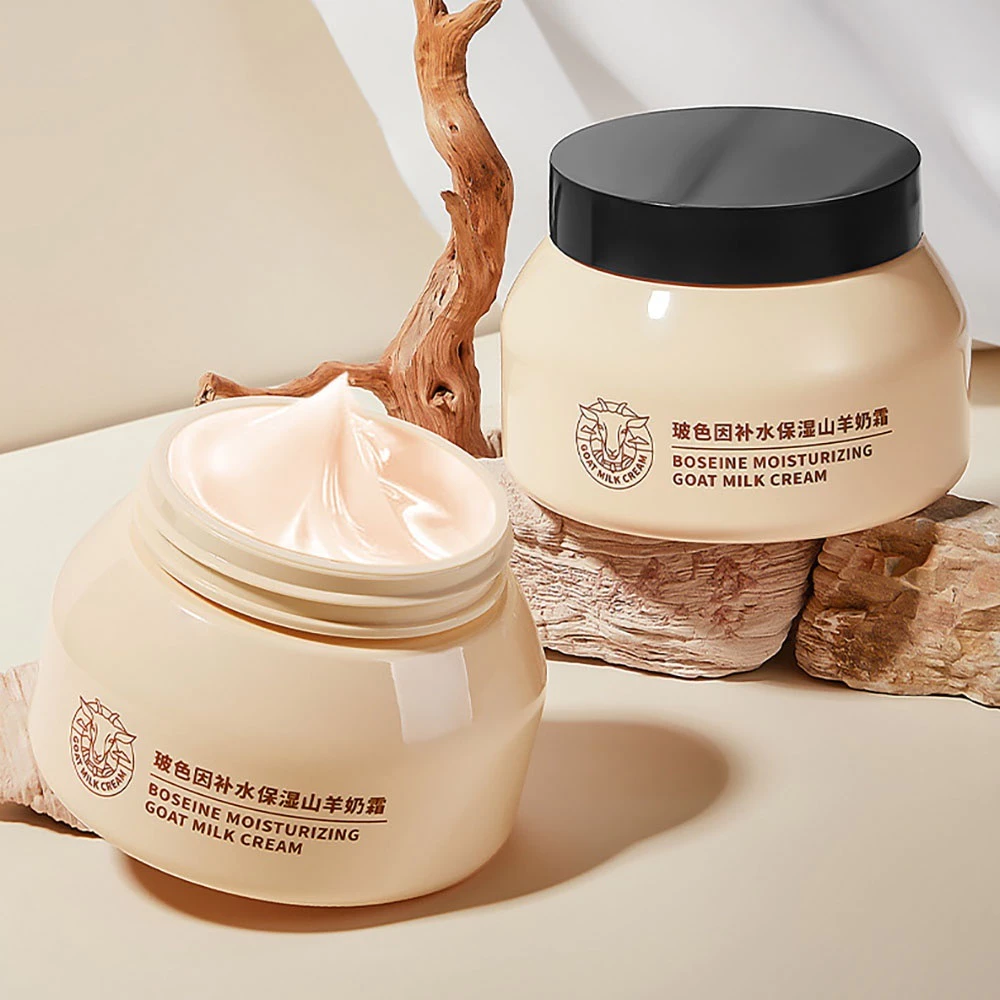 Hunmui Pelembab Susu Kambing Moisturizing Cream Memperbaiki Skin Barrier Kulit Kering 120g | AutoStock