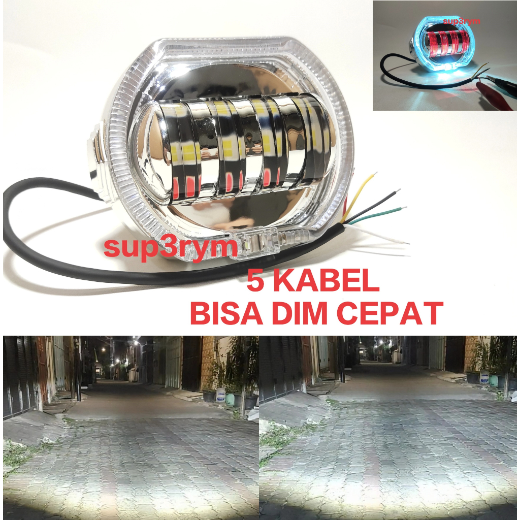 Jual Lampu Utama Daymaker Biled New Shroud Projie Biled Lensa D