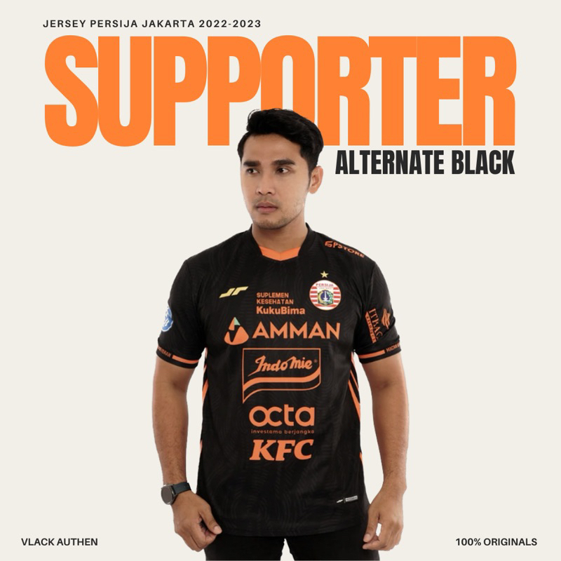 Jual Jersey Persija Jakarta Supporter Version Alternate Kit Player 2022