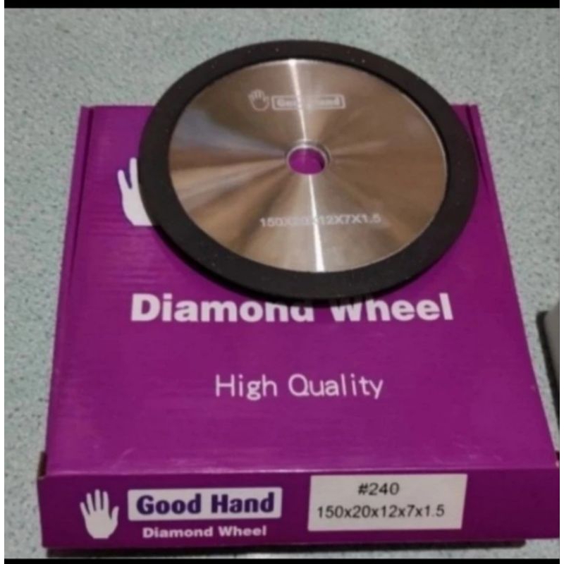 Jual Diamond wheel size 150×20 ×12×7×1, 5240 merek Good Hand Shopee