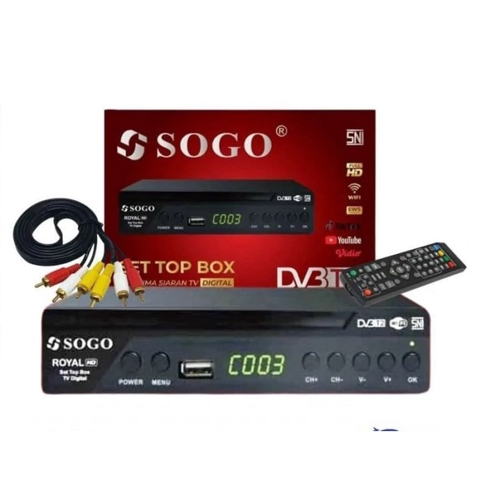 Jual Set Top Box TV Digital DVB T2 Sogo 4K Full HD1080 Sertifikasi Kominfo Shopee Indonesia