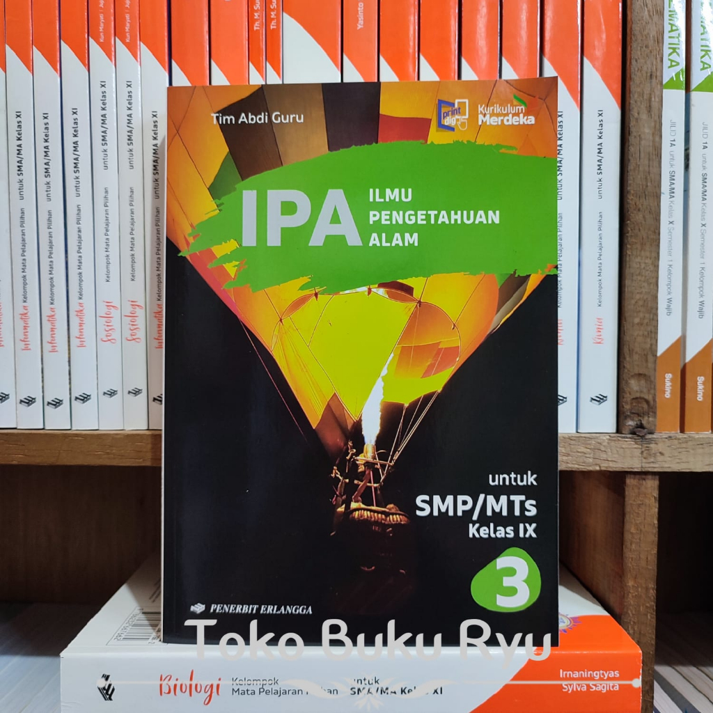 Jual Buku Ipa Kelas 9 Smp Kurikulum Merdeka Erlangga Shopee Indonesia 3397