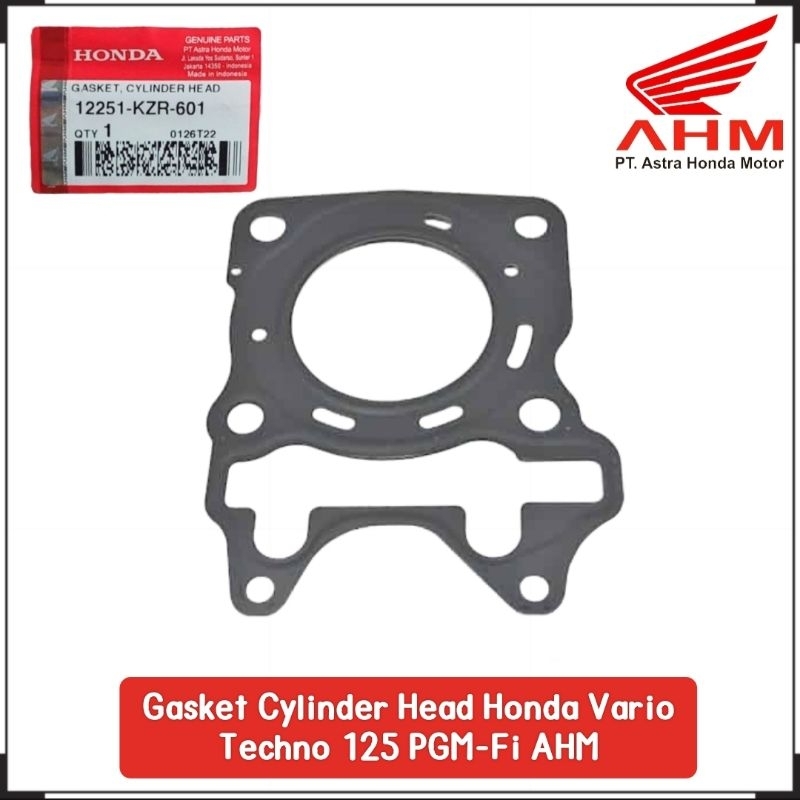 Jual AHM 12251-KZR-601 Gasket cylinder head perpak paking head deksel ...