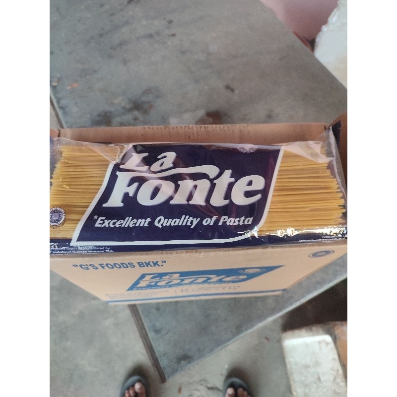Jual spagetti la fonte kemasan 1kg | Shopee Indonesia