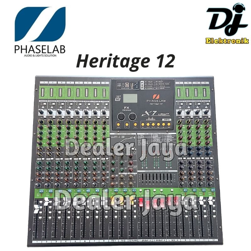 Jual Mixer Analog Phaselab / Phase Lab HERITAGE 12 / HERITAGE12 12