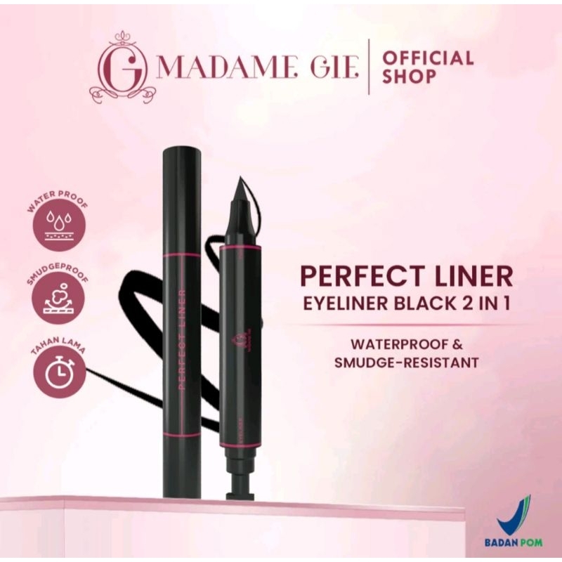 Jual Madame Gie Perfect Liner 01 Eyeliner + Stamp Shopee Indonesia