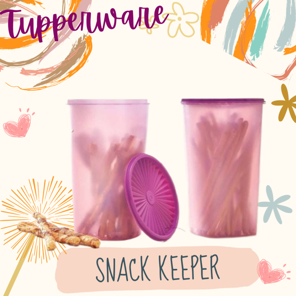 Jual Tupperware Snack Keeper (Toples Tinggi) Shopee Indonesia