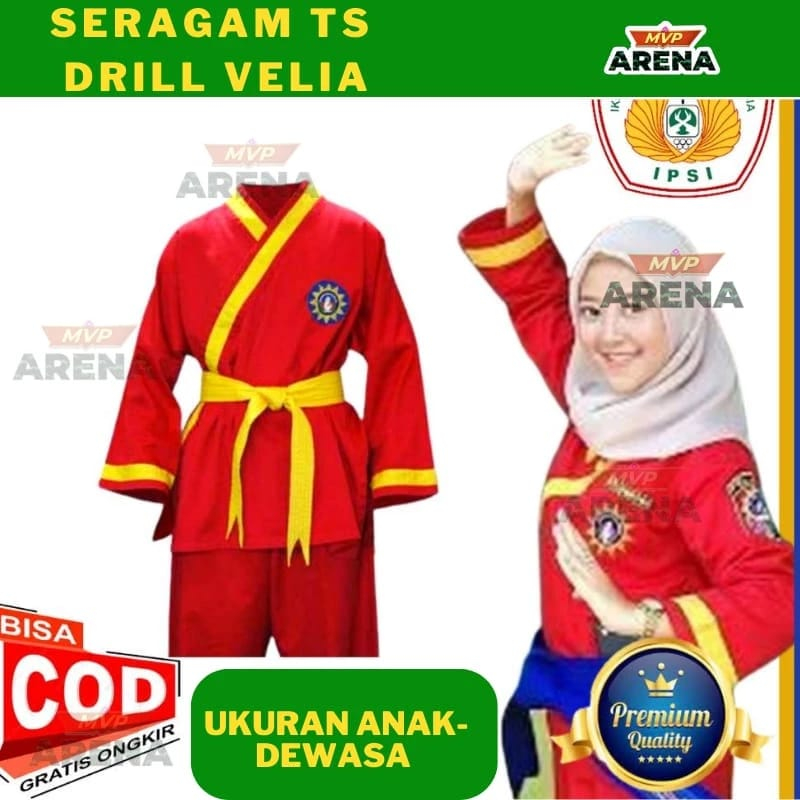 Jual {{ORIGINAL}} TAPAK SUCI DRILL VELIA Baju Seragam Silat Dan ...