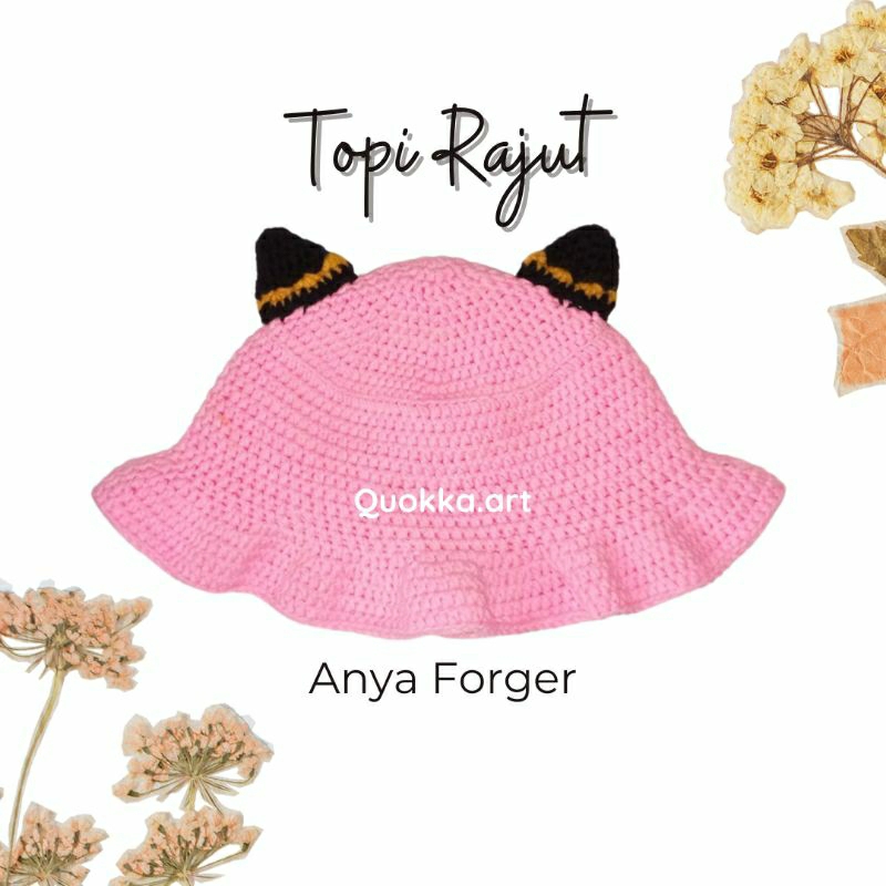Jual Topi Rajut Handmade | Anya Forger (SpyxFamily) | Shopee Indonesia