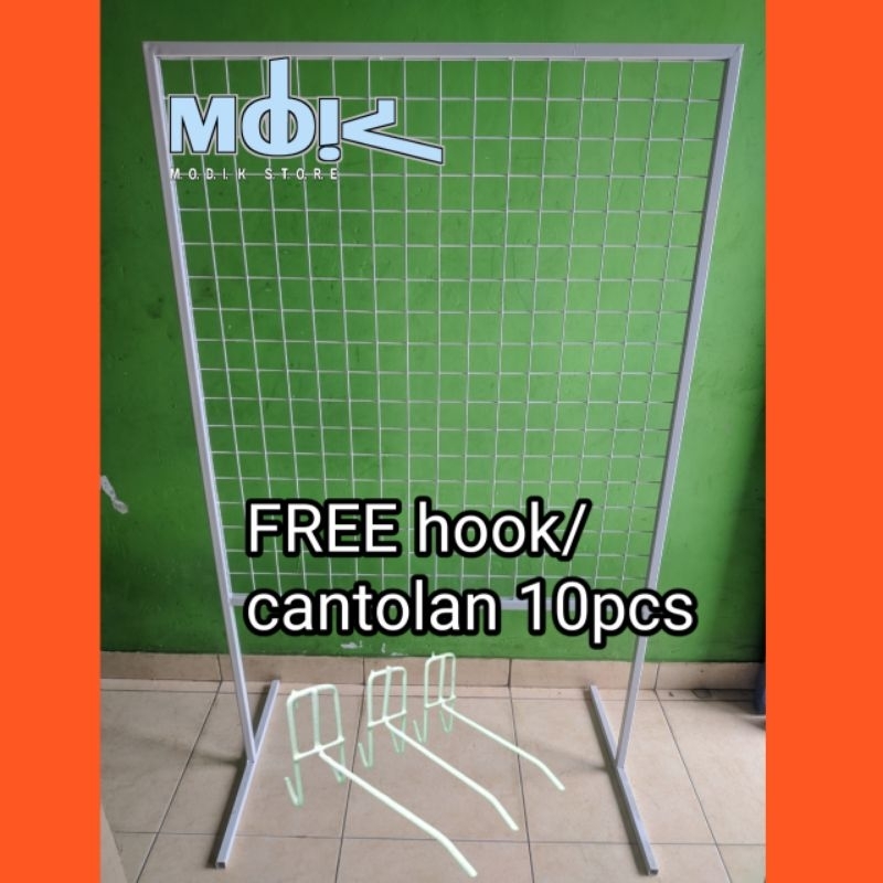 Jual ram display kawat ram display kawat aksesoris kawat kotak Shopee