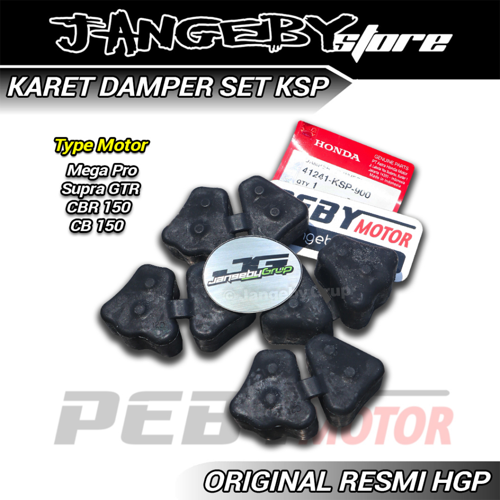 Jual Karet Damper Set Megapro Supra GTR Cb Cbr 150 ORIGINAL Resmi HGP ...