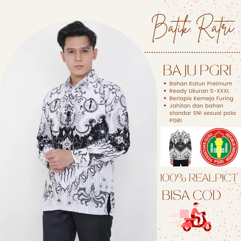 Jual SRAGAM BATIK PGRI KUSUMA BANGSA TERBARU FULL FURING | Shopee Indonesia