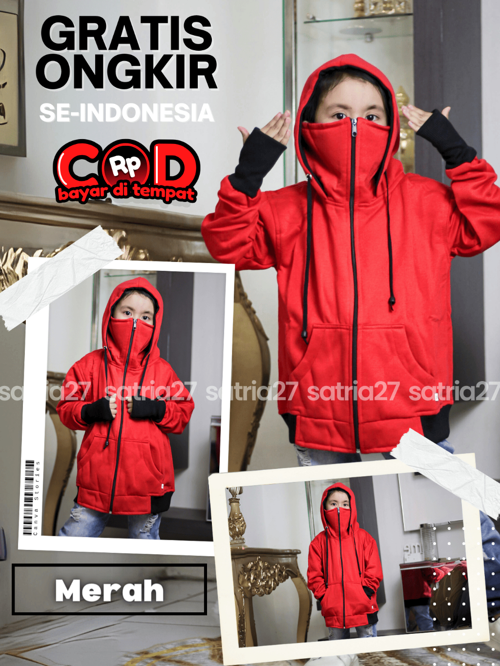 Jaket hoodie ninja best sale