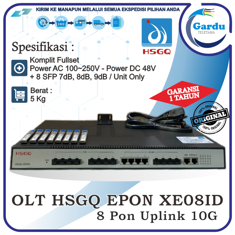 Jual Olt Hsgq Pon Epon Tipe Xe Id Uplink G Power Ac Dc Sfp Px Db Db Db Unit