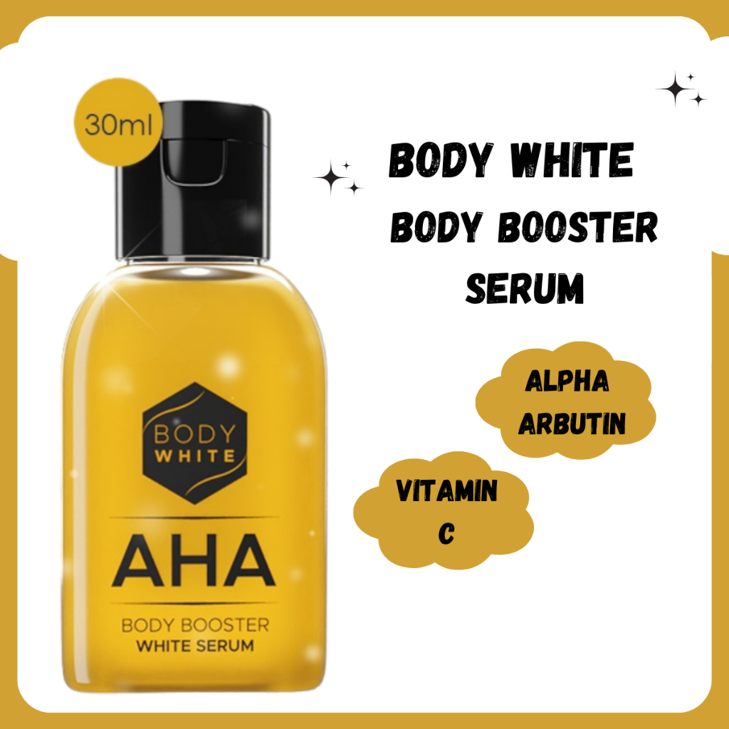 Jual Body White Aha Body Booster White Serum 30ml | Shopee Indonesia