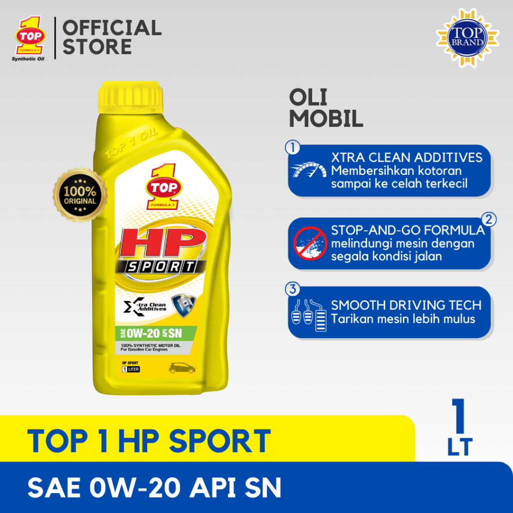 Jual Oli Mobil HP SPORT 0W-20 - 1 L | Shopee Indonesia