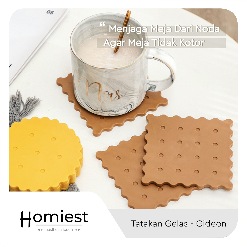 Jual Homiest Gideon Tatakan Gelas Piring Mangkok Alas Panci Anti Panas Bahan Silikon Anti Slip 1813