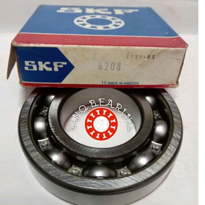 Jual BALL BEARING SKF 6208 (Polos) Sweden | Shopee Indonesia