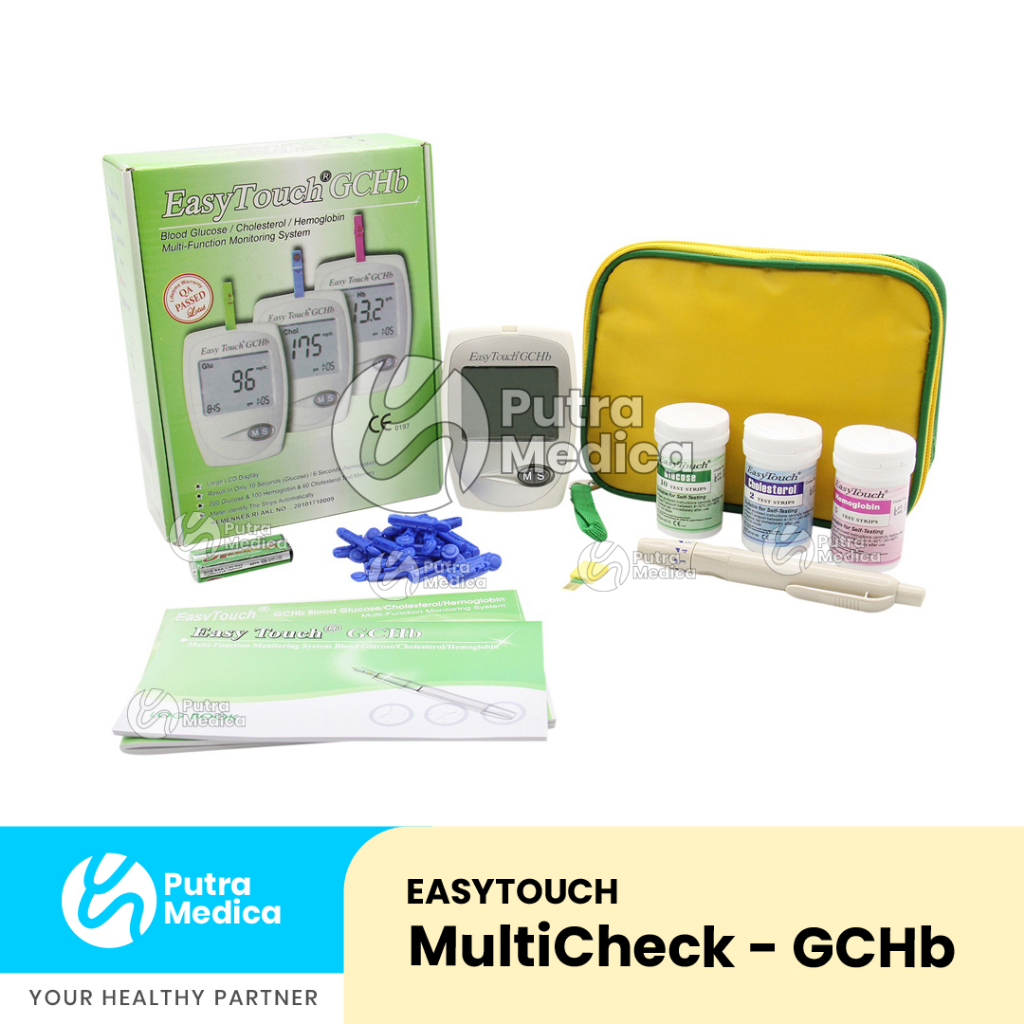 Jual EasyTouch GCHb 3in1 Alat Cek Gula Darah, Kolesterol & Hemoglobin ...