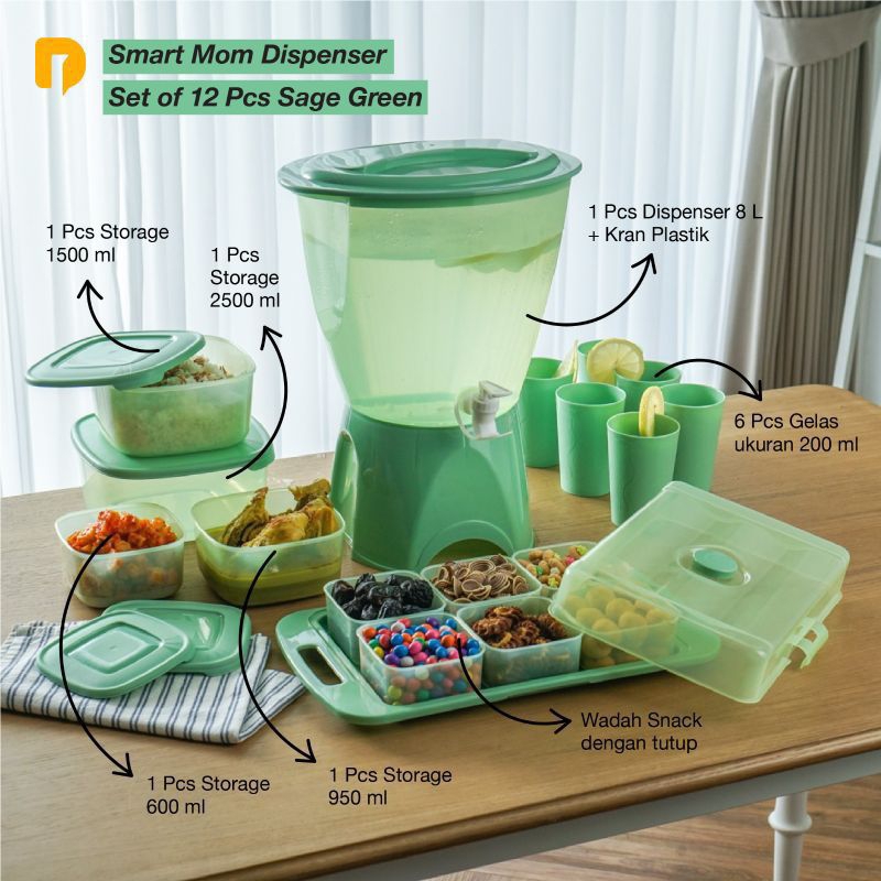 Jual Smart mom Dispenser set of 12 Pcs | Shopee Indonesia