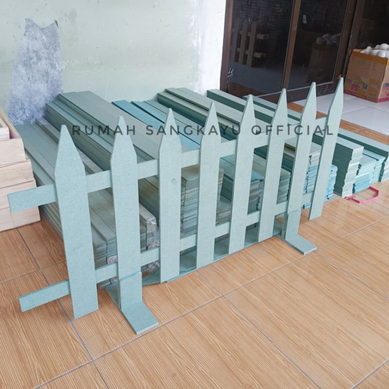 Jual Pagar Pojok Baca 100x50cm Runcing Pagar Natural Polos Untuk ...
