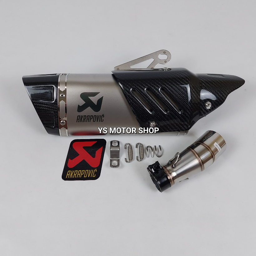 Jual Knalpot Akrapovic evolution Kawasaki Ninja 250FI Z250 250SL Slip