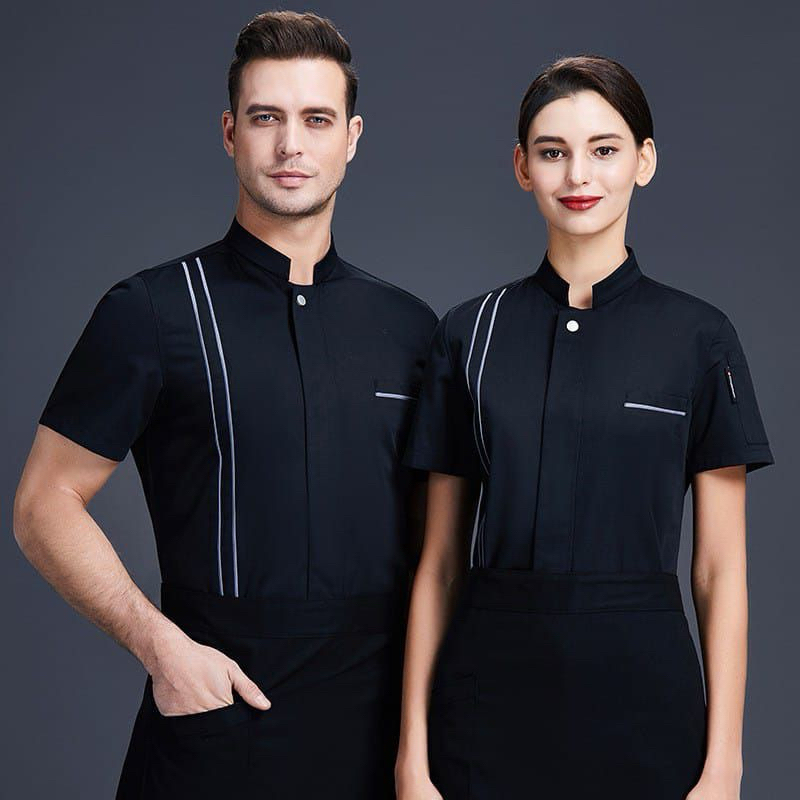 Jual BAJU KOKI KEMEJA CHEF UNISEX (kode L.s) | Shopee Indonesia