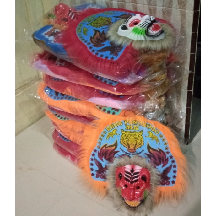 Jual Topeng Harimau Macan Reog Ponorogo Topeng Spon Topeng Jaranan