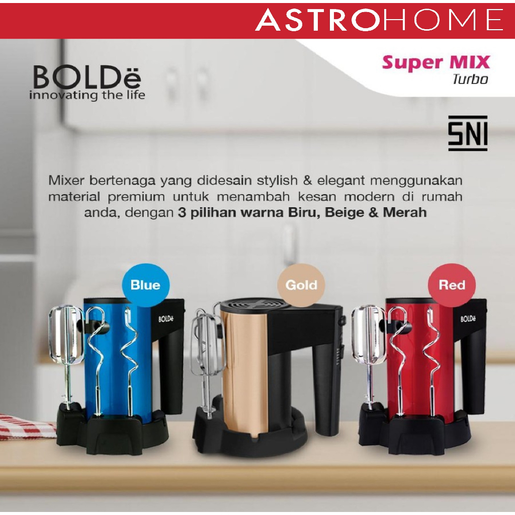 Jual BOLDe Super Mix Turbo Butterfly Garansi Resmi / Blender Tangan