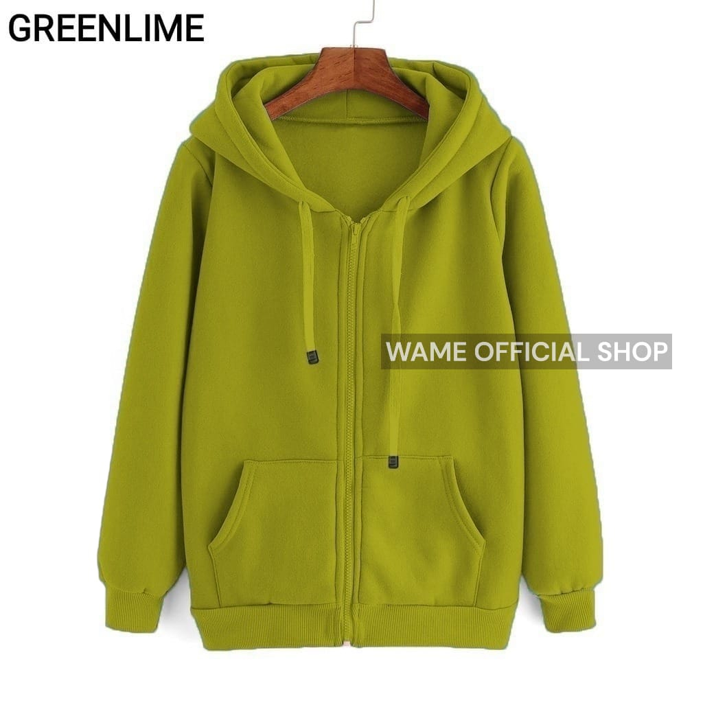 Jual Jaket polos zipper hoodie polos M L XL XXL charcole carcol pria wanita wame Shopee Indonesia