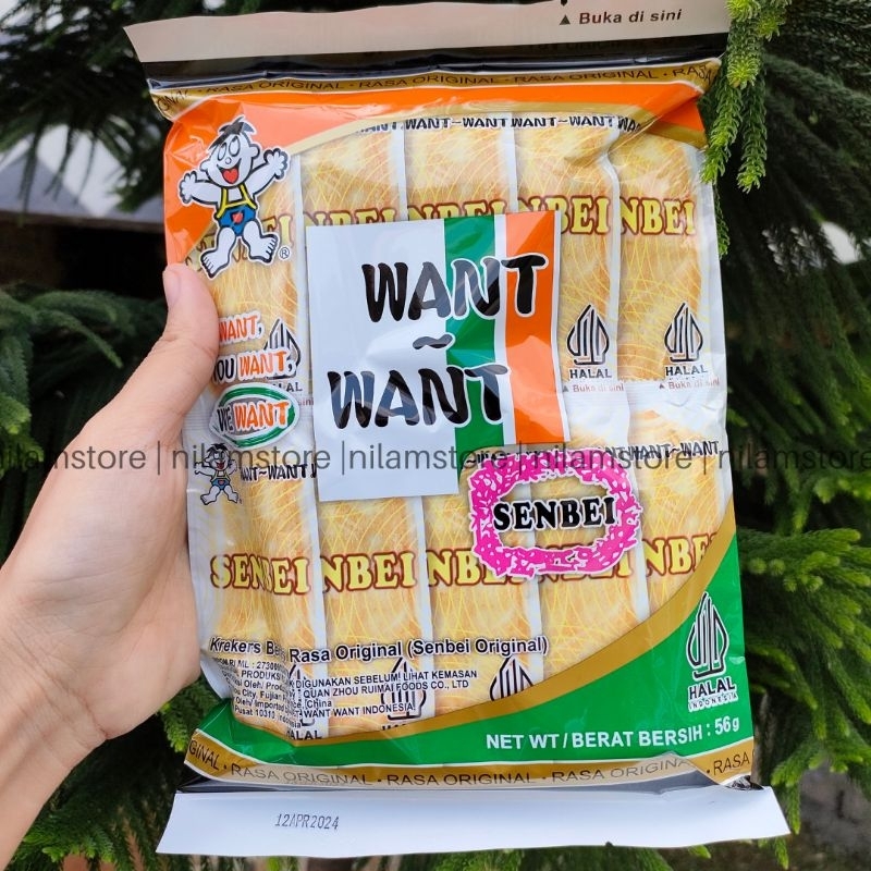 Jual Want Want Rice Crackers Asin/Manis | Shopee Indonesia