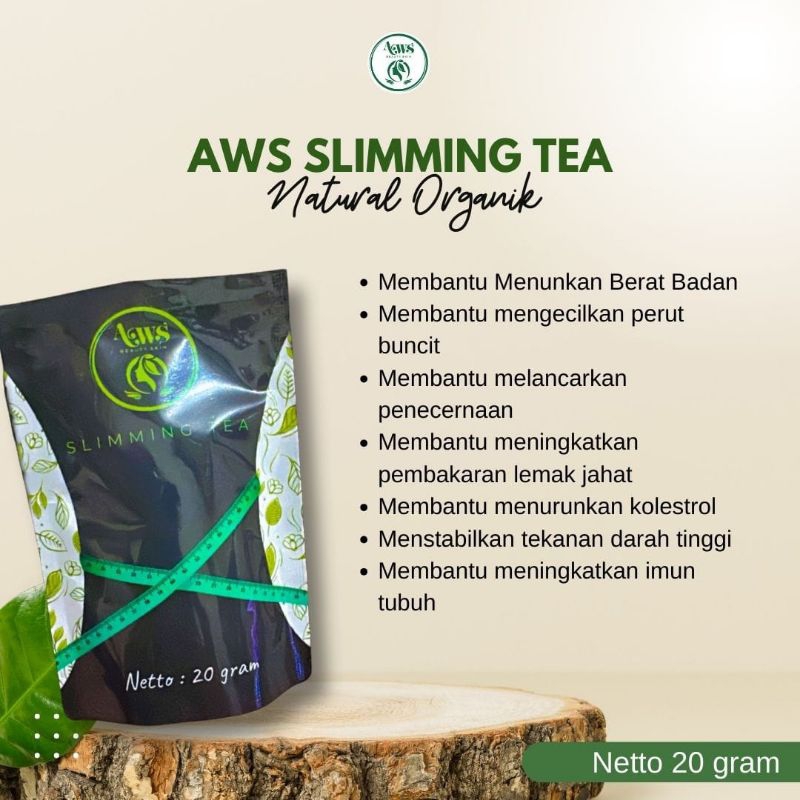 Jual SLIMMING TEA NATURAL ORGANIK AWS BEAUTY SKIN | Shopee Indonesia