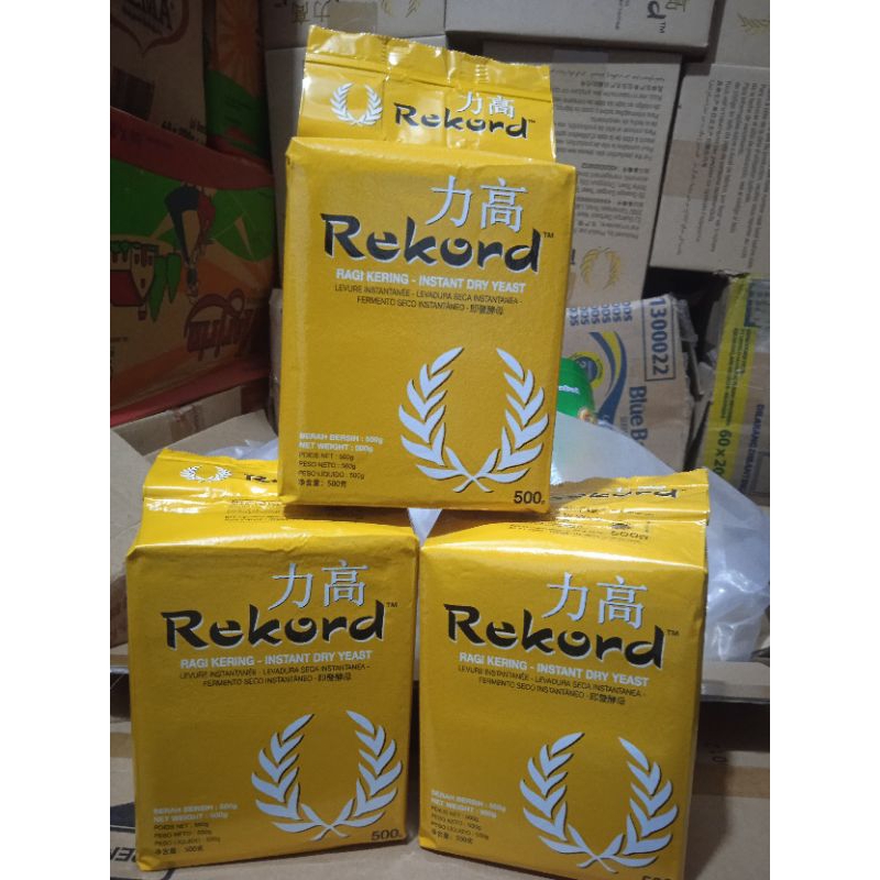 Jual Ragi instant dry yeast Rekord 500gr Termurah!! | Shopee Indonesia