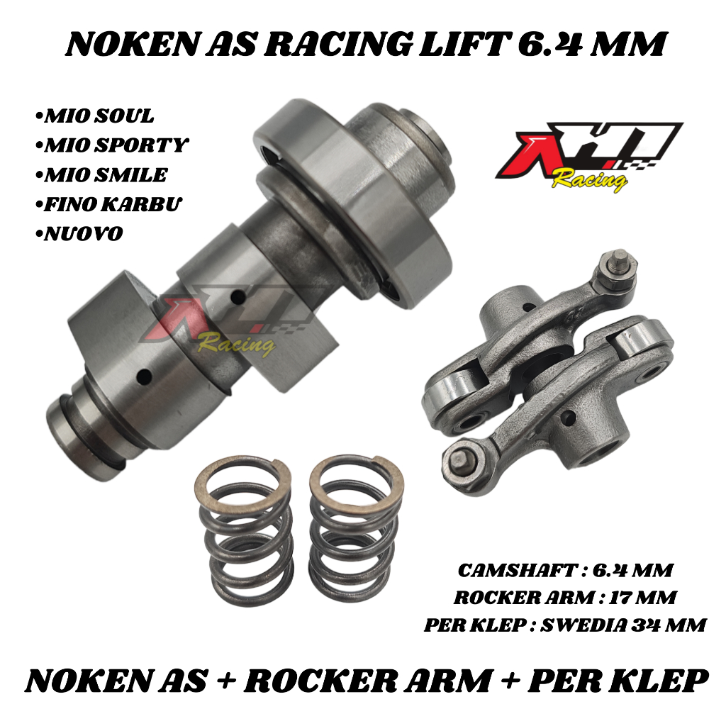 Jual PAKET NOKEN AS CAM RACING RRA MIO SPORTY MIO SOUL MIO SMILE FINO