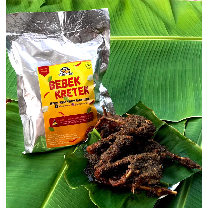 Bebek Kretek Madura Bumbu Hitam (1 Ekor)