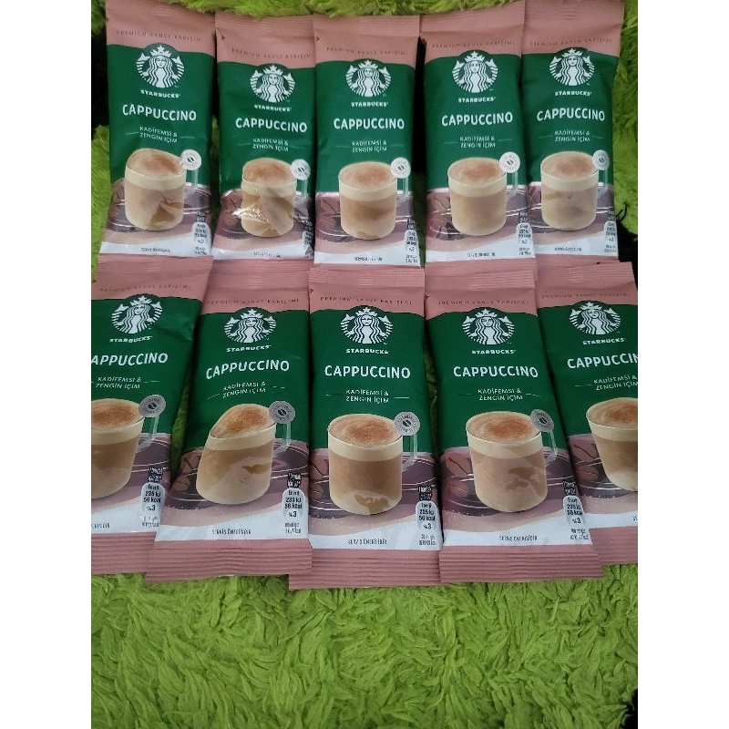 Jual BOX CAPPUCINO STARBUCKS PREMIUM INSTANT COFFEE ORIGINAL TURKEY