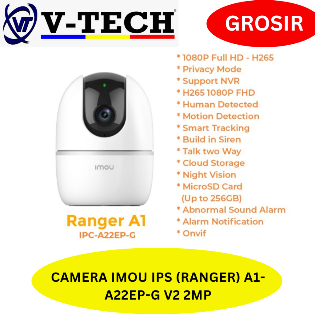 Jual CAMERA IMOU IPS (RANGER) A1-A22EP-G V2 2MP | Shopee Indonesia