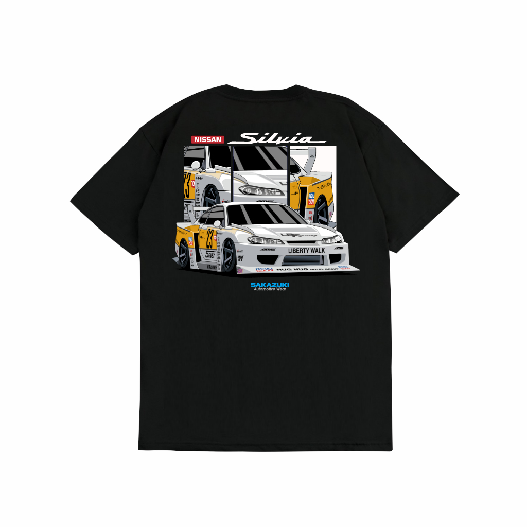 北海道限定 リバティウォークLBWK ゴールドSILVIA S15/TSHIRT 北海道限定 リバティウォークLBWK ゴールドSILVIA S15/TSHIRT