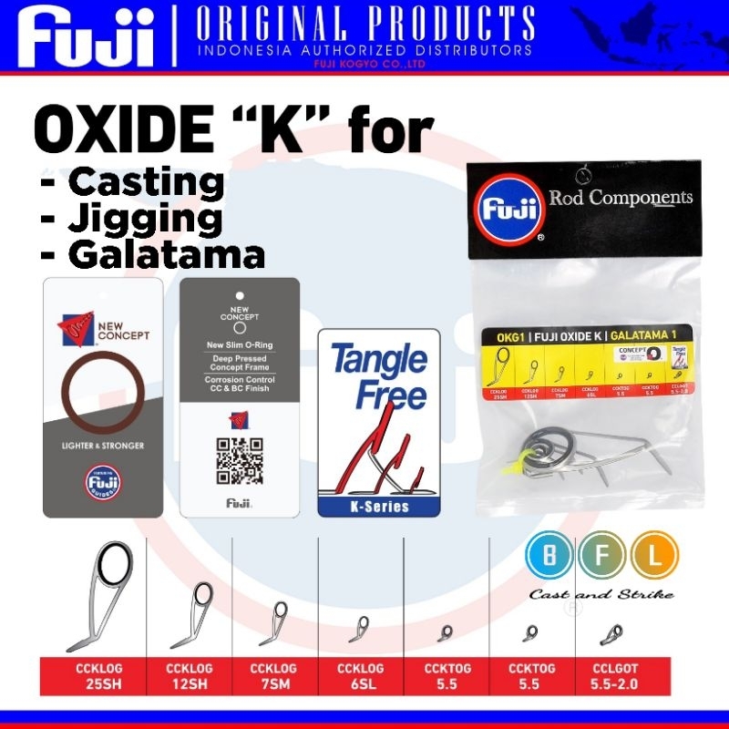 Fuji KW Guide Set Titanium/SIC Ring