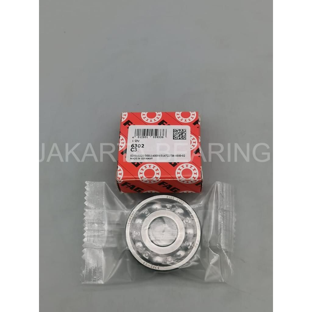 Jual Ball Bearing FAG 6302 C3 ORIGINAL | Shopee Indonesia