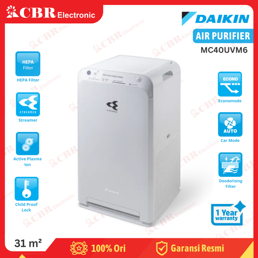 Jual Air Purifier DAIKIN MC40UVM6 / MC40UVM67 (New) Shopee Indonesia