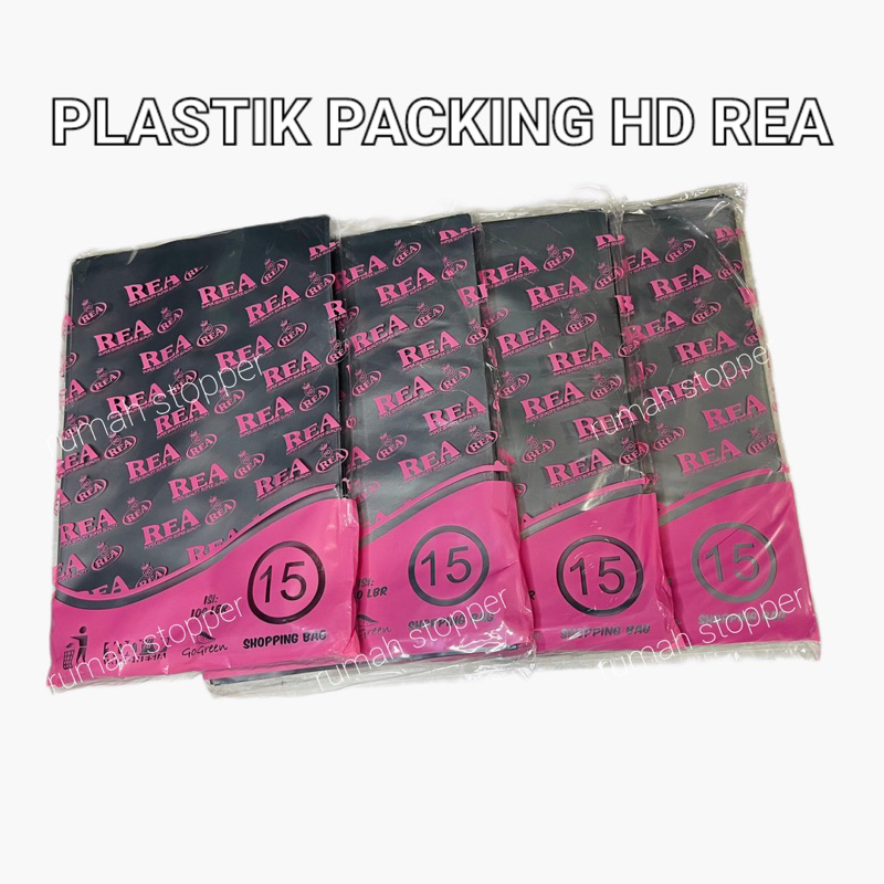 Jual Plastik Packing Plastik Olshop Kantong Plastik Hd Tanpa Plong 15x22 50 Dan 100lembar 3903