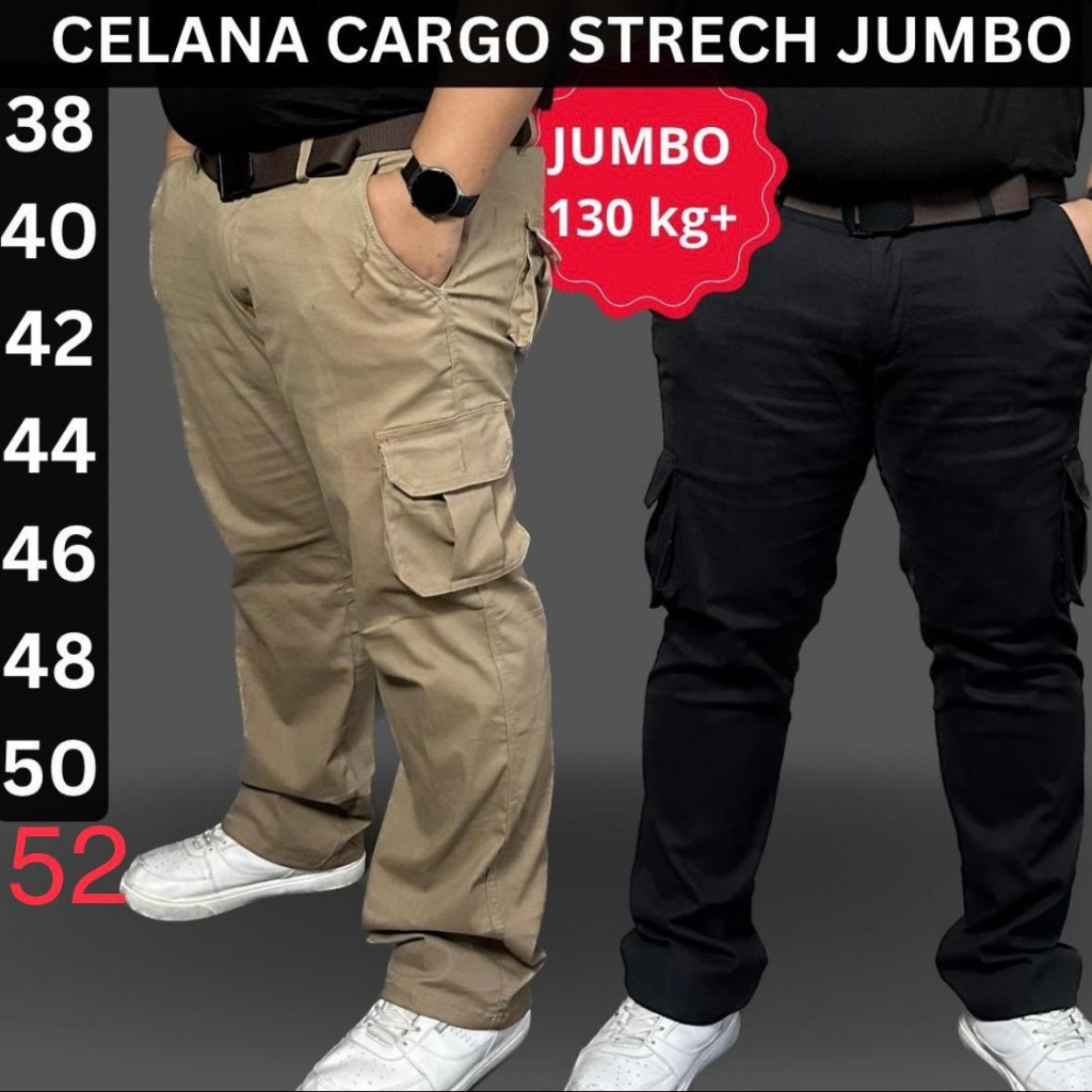 Jual Celana Panjang Cargo Melar Jumbo | Shopee Indonesia