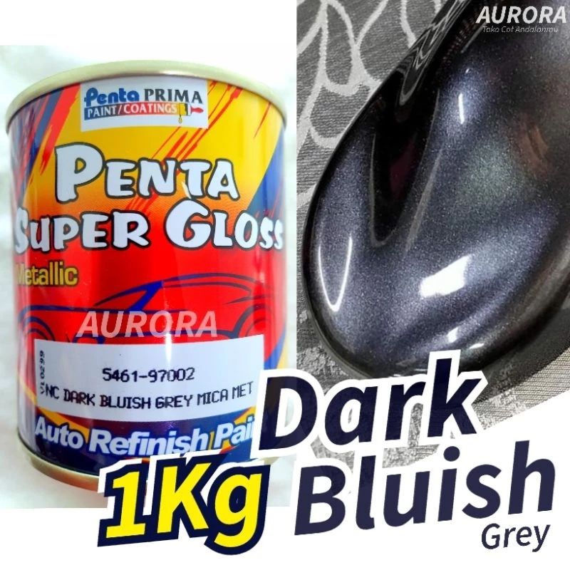 Jual Cat Penta Super Gloss Nc Dark Bluish Grey Mica Met Abu Abu Lemah Teles Abu Monyet Metalik