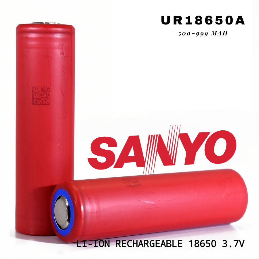 Jual Baterai 18650 Original SANYO Ur18650a 500 ~ 999 mAH Full Charged ...