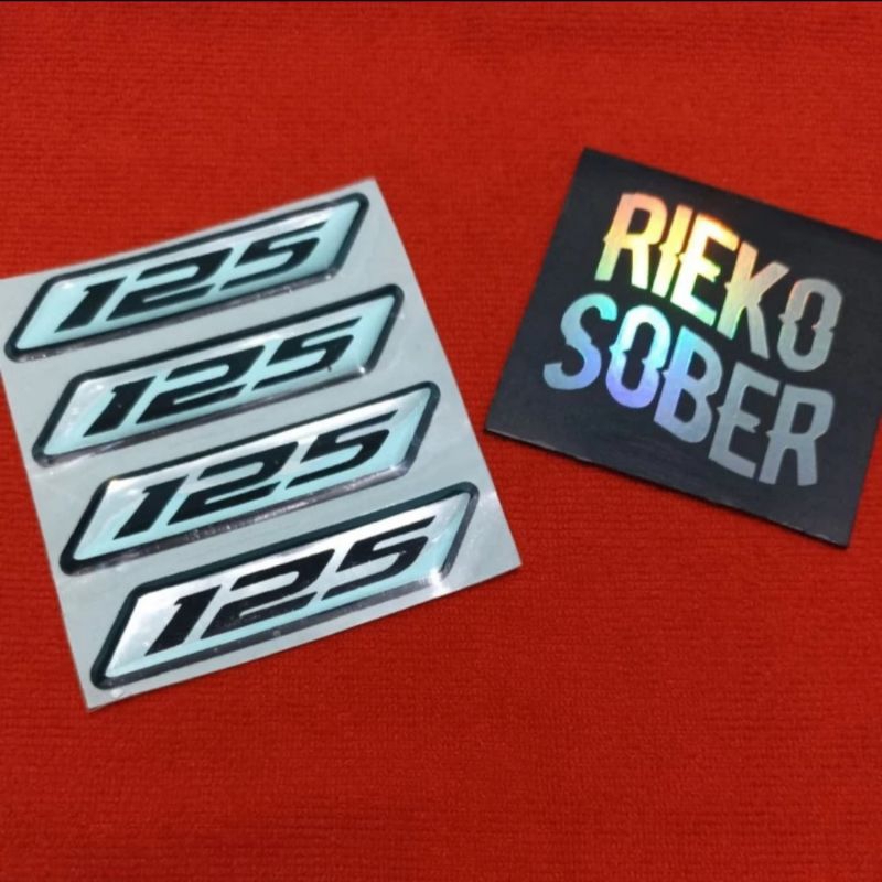 Jual Stiker Emblem Resin Timbul Hitam Shopee Indonesia