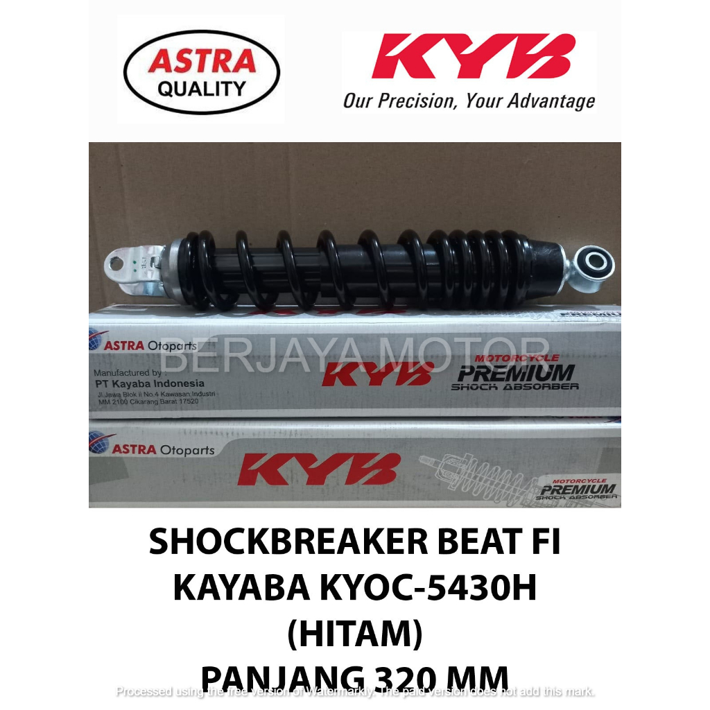 Jual SHOCKBREAKER KAYABA BELAKANG MOTOR BEAT FI 320 MM MATIC | Shopee ...